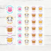 Personalised Teacher Reward Stickers – Cute Animal Classroom Praise Labels (Bunny, Cat, Panda, Bear) - Sticksy Prints Australia