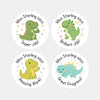 Personalised Teacher Reward Stickers – Cute Dinosaur Classroom Praise & Progress Labels