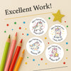 Personalised Teacher Reward Stickers – Cute Unicorn Classroom Praise & Motivation Labels