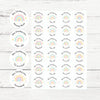 Personalised Teacher Reward Stickers – Pastel Rainbow Classroom Praise Labels Pack - Sticksy Prints Australia
