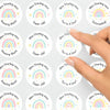 Personalised Teacher Reward Stickers – Pastel Rainbow Classroom Praise Labels Pack - Sticksy Prints Australia