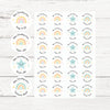 Personalised Teacher Reward Stickers – Pastel Rainbow & Star Classroom Praise Labels Set
