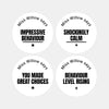 Personalised Teen Behaviour Stickers – Minimalist Bold Teacher Reward Stickers