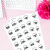Personalised Teen Behaviour Stickers – Minimalist Bold Teacher Reward Stickers - Sticksy Prints Australia