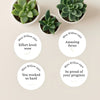 Personalised Teen Effort Stickers – Minimalist Progress & Focus Teacher Reward Stickers