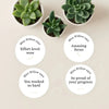 Personalised Teen Effort Stickers – Minimalist Progress & Focus Teacher Reward Stickers - Sticksy Prints Australia