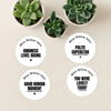 Personalised Teen Kindness Stickers – Minimalist Funny Teacher Reward Labels - Sticksy Prints Australia