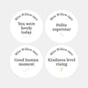 Personalised Teen Kindness Stickers – Minimalist Positive Behaviour Reward Stickers for Teachers - Sticksy Prints Australia
