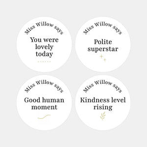Personalised Teen Kindness Stickers – Minimalist Positive Behaviour Reward Stickers for Teachers