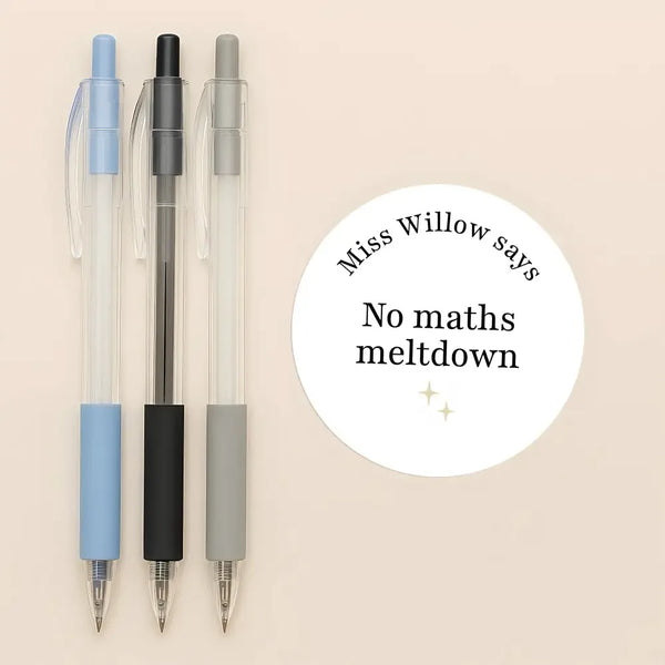 Personalised Teen Maths Stickers – Minimalist Funny Maths Reward Stickers for High School Teachers - Sticksy Prints Australia