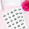 Personalised Teen Organisation Stickers – Funny Minimalist Teacher Reward Stickers - Sticksy Prints Australia