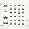 Personalised Teen Organisation Stickers – Funny Minimalist Teacher Reward Stickers - Sticksy Prints Australia