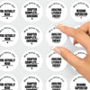 Personalised Teen Reading Stickers – Minimalist Funny Literacy Reward Labels - Sticksy Prints Australia
