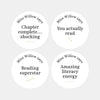 Personalised Teen Reading Stickers – Minimalist Funny Literacy Reward Stickers for High School Teachers - Sticksy Prints Australia