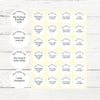 Personalised Teen Wellbeing Stickers – Minimalist Emotional Regulation Reward Stickers for Teachers