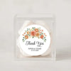 Personalised Wedding Thank You Stickers | Apricot Rose Floral Design - Sticksy Prints Australia