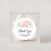 Personalised Wedding Thank You Stickers | Blush & Ivory Rose Floral Design