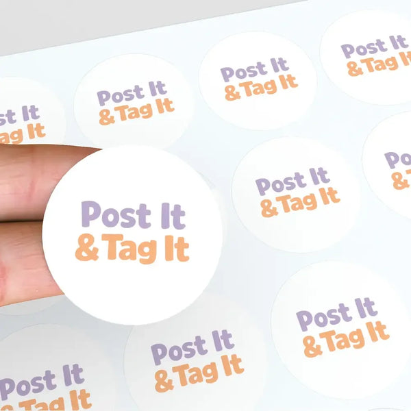 Post It & Tag It Stickers | Small Business Packaging Labels - Sticksy Prints Australia