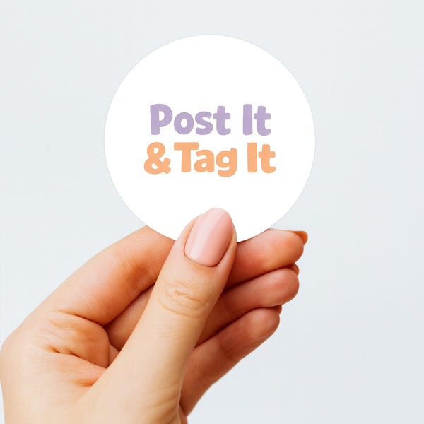 Post It & Tag It Stickers | Small Business Packaging Labels