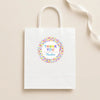 Rainbow Polka Dot Thank You Stickers – Custom Name Kids Birthday Party Favour Labels - Sticksy Prints Australia