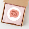 Red Flag Sticker – Funny Dating Sticker for Journals, Planners & Modern Dating Humour - Sticksy Prints Australia