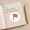 Red Flag Stickers – Funny Dating Stickers for Journals Planners & Gifts
