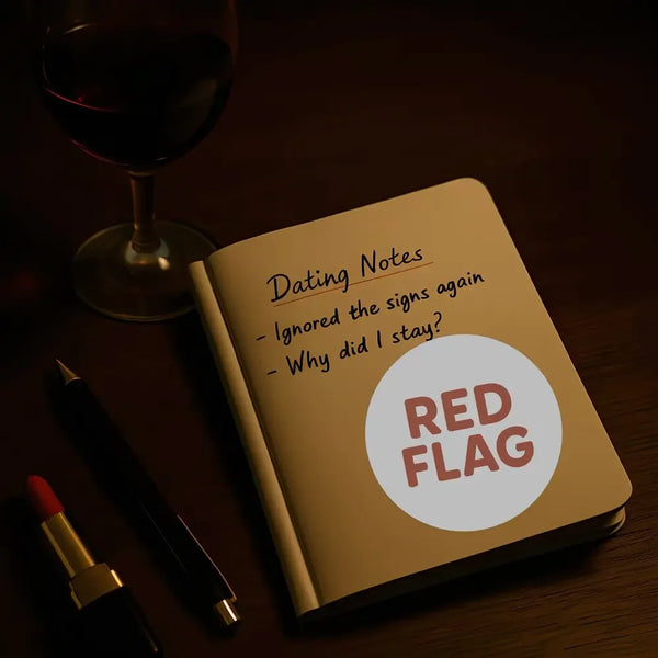 Red Flag Stickers – Funny Dating Stickers for Journals, Planners & Modern Humour - Sticksy Prints Australia