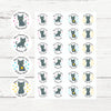 Russian Blue Cat Teacher Reward Stickers – Classroom Motivation & Praise