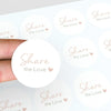 Share the Love Stickers | Small Business Packaging Labels - Sticksy Prints Australia