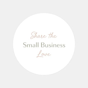 Share the Small Business Love Stickers | Small Business Packaging Labels