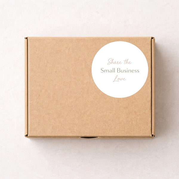 Share the Small Business Love Stickers | Small Business Packaging Labels
