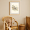 Sloth Nursery Wall Art Print – Jungle Animal Watercolour (Digital Download)