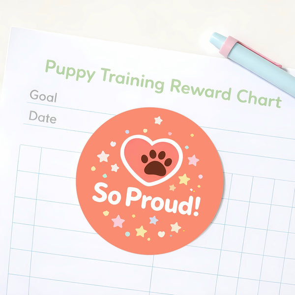 So Proud Pet Training Reward Stickers | Positive Reinforcement Stickers for Dogs & Puppies