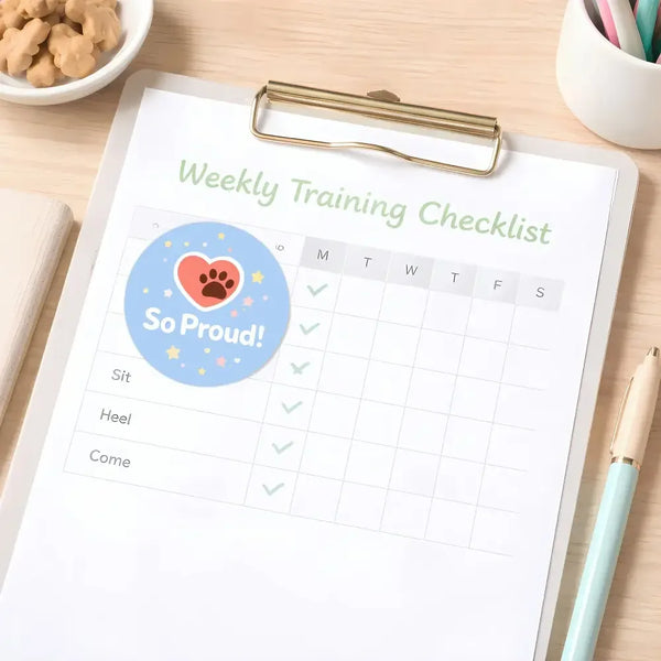 So Proud Pet Training Reward Stickers | Positive Reinforcement Stickers for Dogs & Puppies - Sticksy Prints Australia