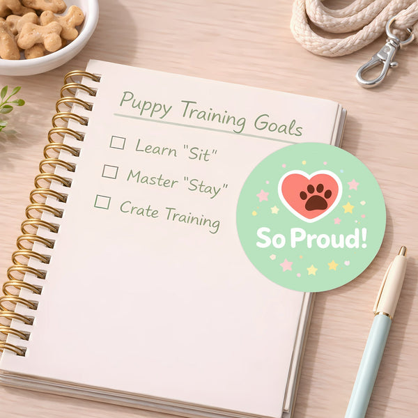 So Proud Pet Training Reward Stickers | Positive Reinforcement Stickers for Dogs & Puppies