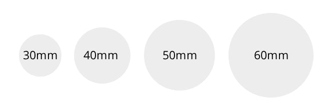 Sticker Size Comparison