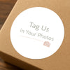 Tag Us in Your Photos Stickers | Small Business Packaging Labels