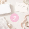 Tag Us Stickers | Pink Social Media Packaging Stickers for Small Businesses - Sticksy Prints Australia