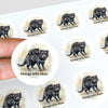 Tasmanian Devil Mum & Joey Sticker – Australian Wildlife Gift Label - Sticksy Prints Australia