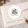 Tasmanian Pademelon Sticker – Always With Mum Mother & Joey Wildlife - Sticksy Prints Australia