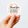 Thank You for Supporting My Small Business Stickers Delicate Floral