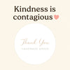 Thank You Handmade Order Stickers | Neutral Small Business Packaging Labels | Handmade Thank You Stickers Australia