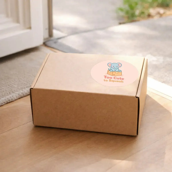 Too Cute to Squash Stickers | Do Not Squish Packaging Labels for Small Business Orders - Sticksy Prints Australia
