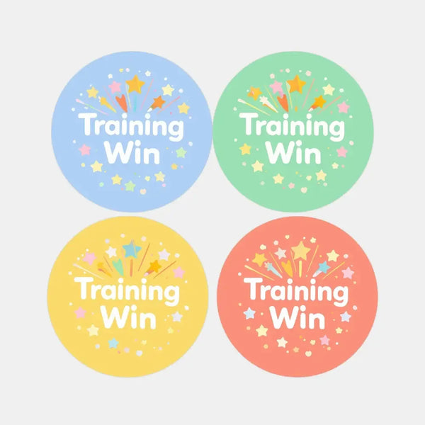 Training Win Pet Training Reward Stickers | Positive Reinforcement Stickers for Dogs & Puppies - Sticksy Prints Australia