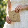 Personalised Wedding Seed Packets Favours | Kraft Press & Seal Envelopes | Names & Date | 70% Recycled - Sticksy Prints Australia