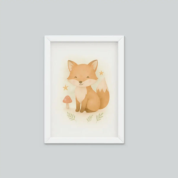 Woodland Animal Wall Art Set – PDF Printable Digital Download