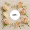 XOXO Valentine Stickers – Minimalist Romantic Gift Seals